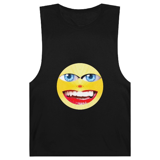 Smile Face Have a Nice Day Promote Happiness Joy Barnard Tanks