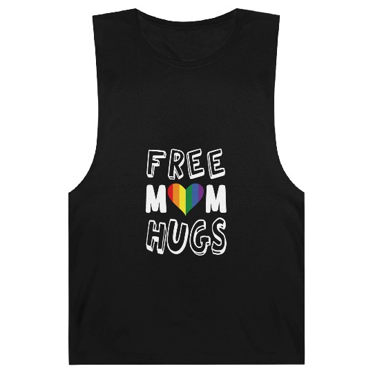 Free Mom Hugs Lesbian Barnard Tanks