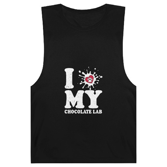 I Love My Chocolate Lab Labrador Retriever Owner Barnard Tanks
