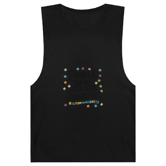 Proud To Be On The Spectrum Autism Awareness Barnard Tanks