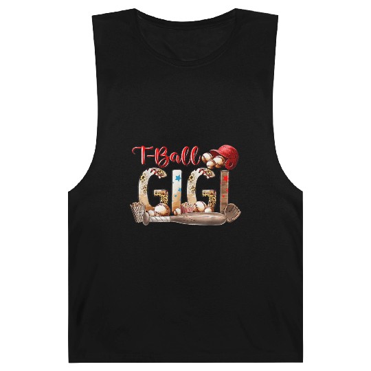 Leopard T-ball Gigi For Baseball Lover Barnard Tanks