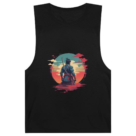 Anime samurai silhouet Barnard Tanks