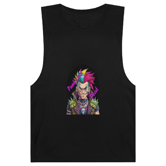 Rebel's Gaze: A Tribute to Punk's Resilience Barnard Tanks