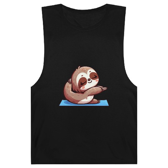 Sloth Yoga & Gymnastics Poses Barnard Tanks