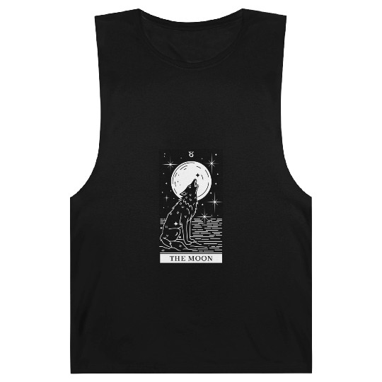 Tarot Card The Moon Wolf Howling Barnard Tanks