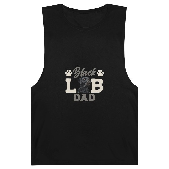 Black Labrador BLACK LAB DAD Labrador Owner Barnard Tanks