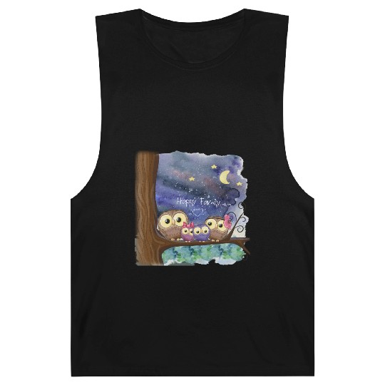 Owl Family Consists of Children Mother Father Mom Barnard Tanks