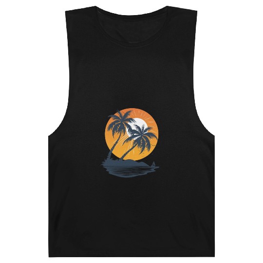Tropical Sunset Oasis Escape Barnard Tanks