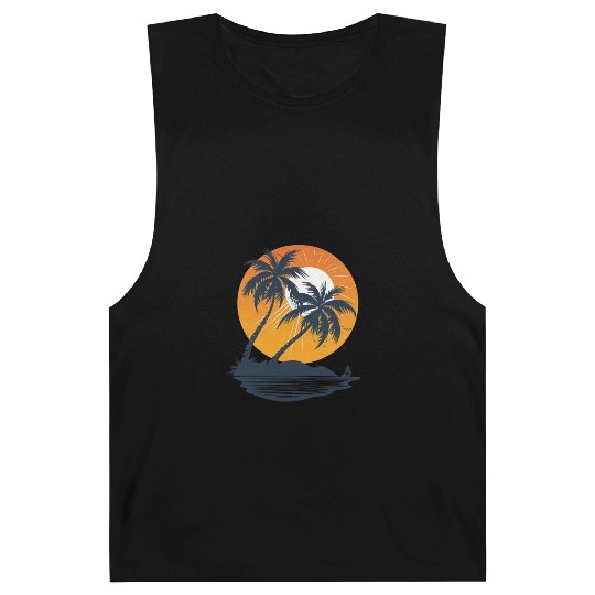 Tropical Sunset Oasis Escape Barnard Tanks