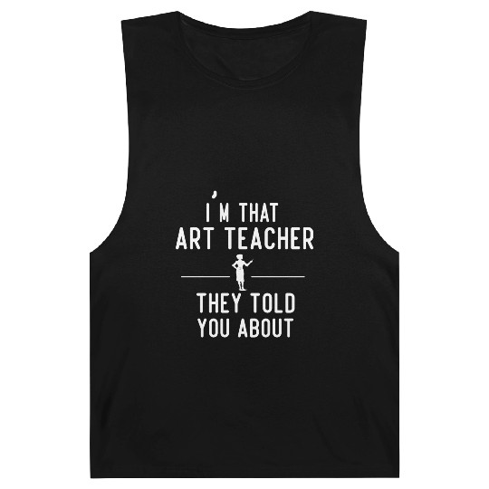 funny art teacher Barnard Tanks design