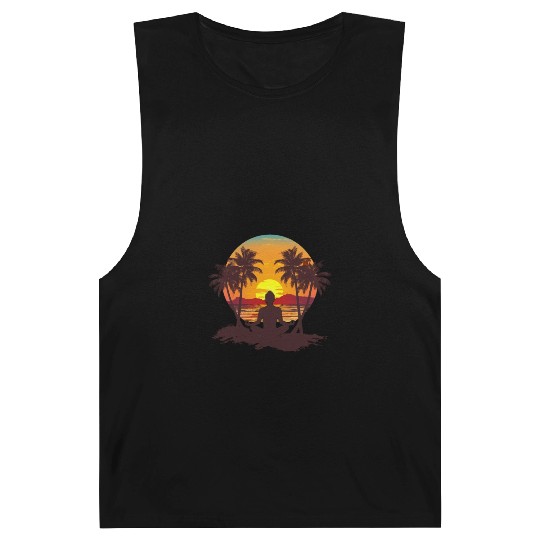 Meditation Sunset and Palm Trees Barnard Tanks