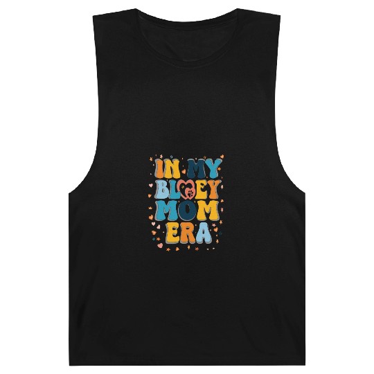 Women in My Mom Era Mama Dog Paw Funny Letter Barnard Tanks