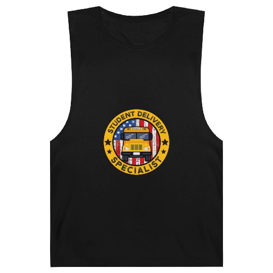 School Bus Driver American Flag School Bus Driver Barnard Tanks
