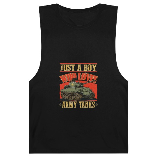 Just a Boy Who Loves Army Tanks a World War 2 Barnard Tanks