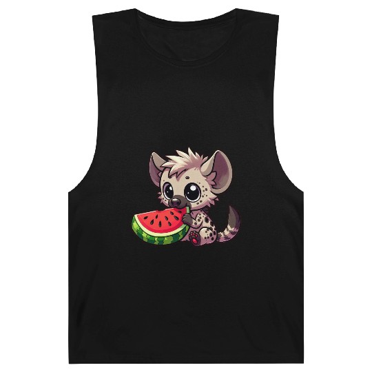 Hyena with Watermelon Summer Fruit Barnard Tanks