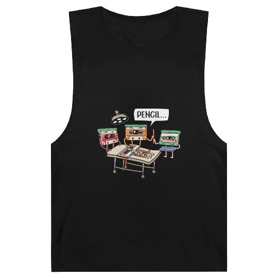 Cassette Tape 80s Music Lover Barnard Tanks