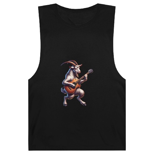 Cool Goat Guitarist E-Guitar Design Barnard Tanks