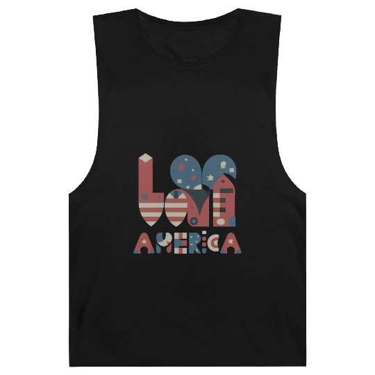 I Love America Barnard Tanks