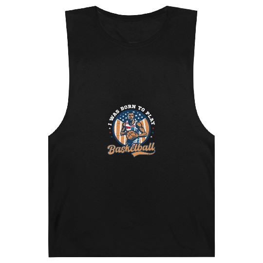 4th Of July Basketball Born To Play Basketball Barnard Tanks