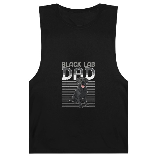 Black Labrador BLACK LAB DAD Labrador Owner Barnard Tanks