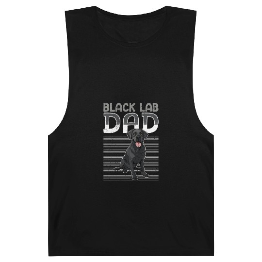 Black Labrador BLACK LAB DAD Labrador Owner Barnard Tanks