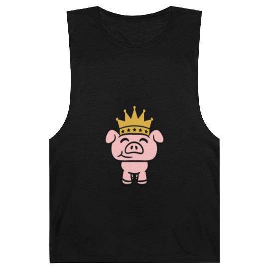 Pig King Queen Crown Prince Princess Piggy Piglet Barnard Tanks