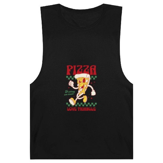 Pizza Love Triangle Barnard Tanks