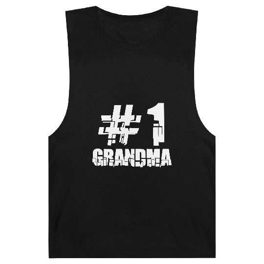 Number 1 Hashtag One First Time Grandma World Best Barnard Tanks