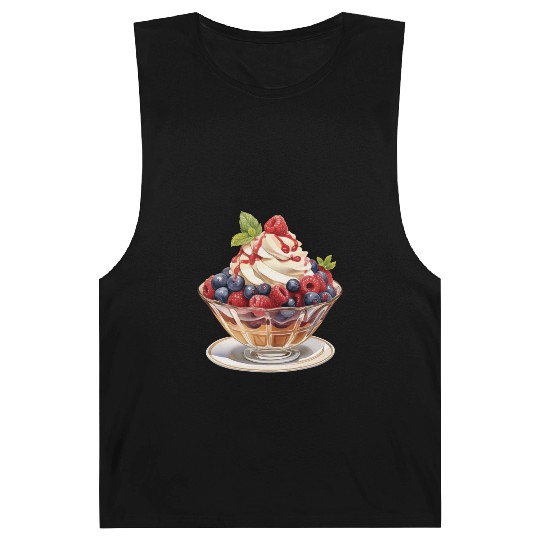 Fruity Raspberries and Blueberries Parfait Sundae Barnard Tanks