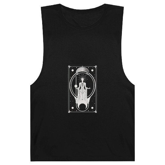 Crescent Moon Tarot Card Astrology Occult Barnard Tanks