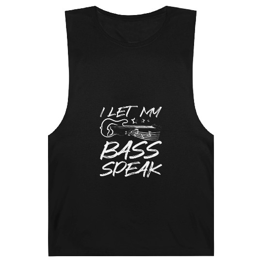 I let my Bass Guitar speak Bassist Barnard Tanks