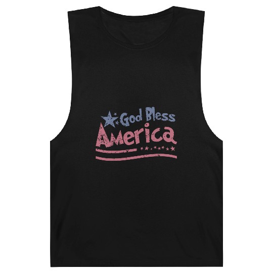 God Bless America Lovers Independence Barnard Tanks