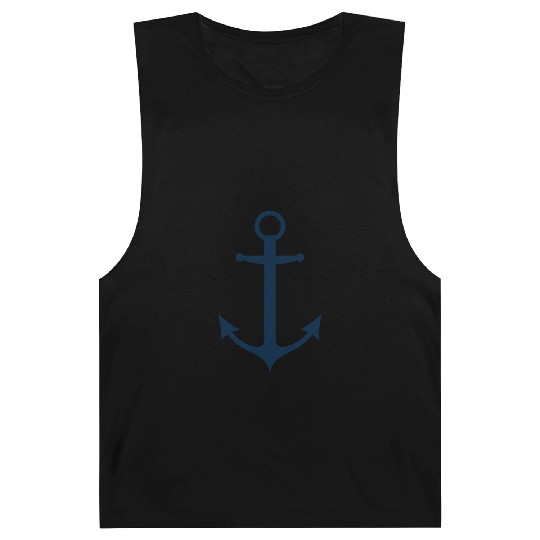 Navy Blue Sailing Boat Anchor Barnard Tanks