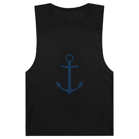 Navy Blue Sailing Boat Anchor Barnard Tanks