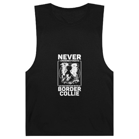 Unique Border Collie Design For Dog Lovers Barnard Tanks