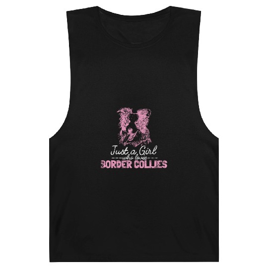 Unique Border Collie Design For Dog Lovers Barnard Tanks