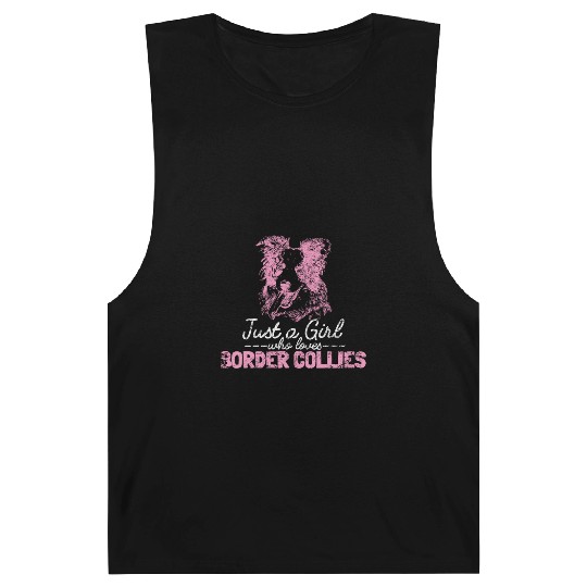 Unique Border Collie Design For Dog Lovers Barnard Tanks