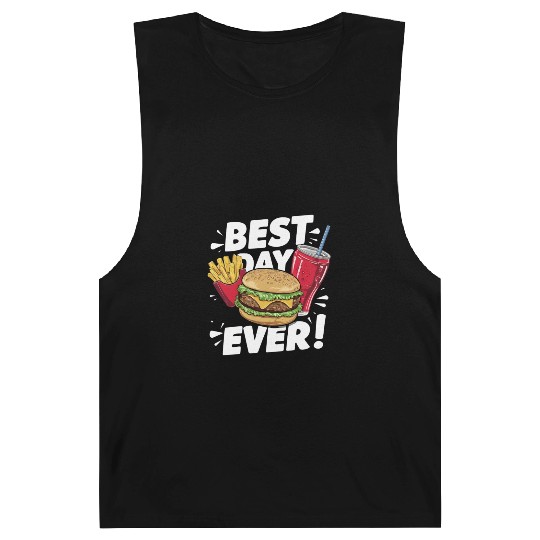 Best Day Ever Fast Food Enthusiast Treat Barnard Tanks
