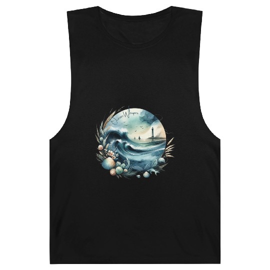 Ocean Whisper: Serene Seascape Art Barnard Tanks