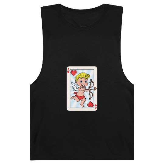 Playing card with cupid Barnard Tanks