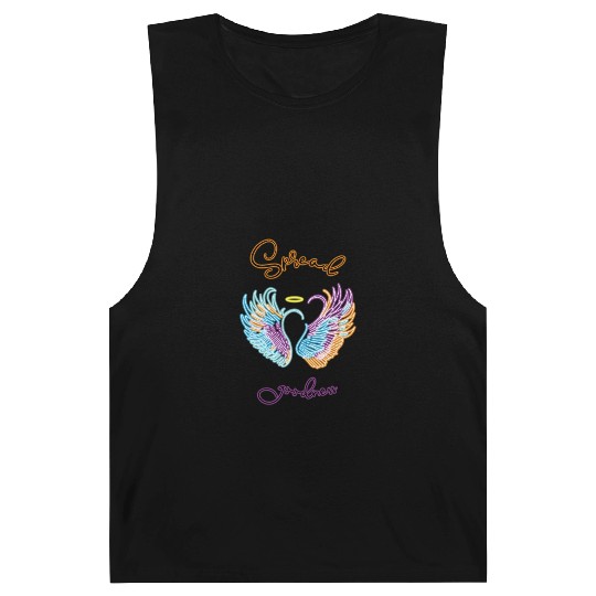 Neon angel wings with helo Barnard Tanks