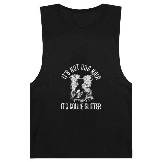 Unique Border Collie Design for Dog Lovers Barnard Tanks