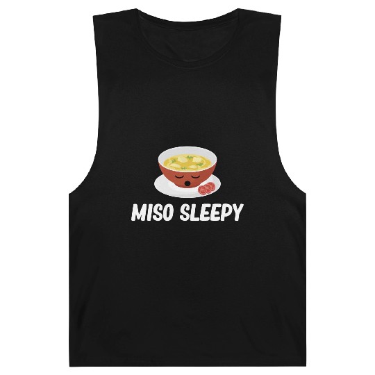 Miso Sleepy Miso Puns Asian Chinese Cuisine Barnard Tanks