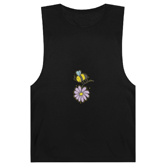 Bee with Flower Animals Nature Beekeeper Barnard Tanks