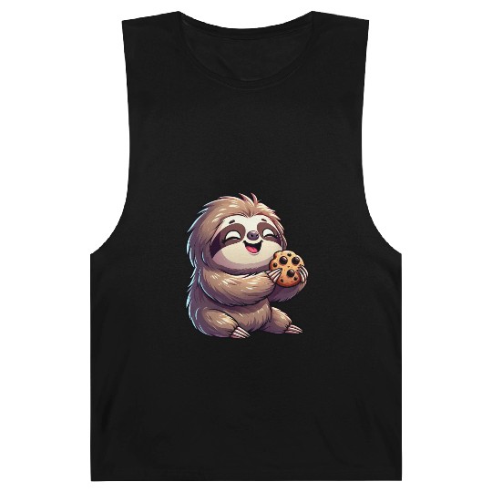 Sloth Sweet Cookie Biscuit Delight Barnard Tanks