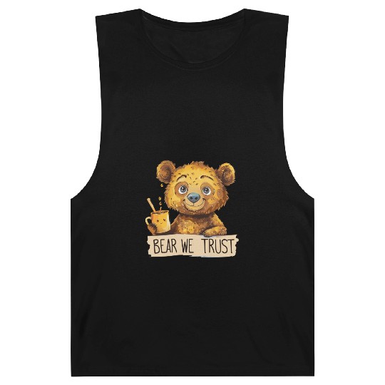 In Bear We Trust Honey vs Hot Chocolate Barnard Tanks