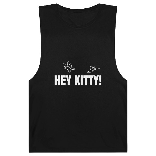 Hey kitty title Black Barnard Tanks