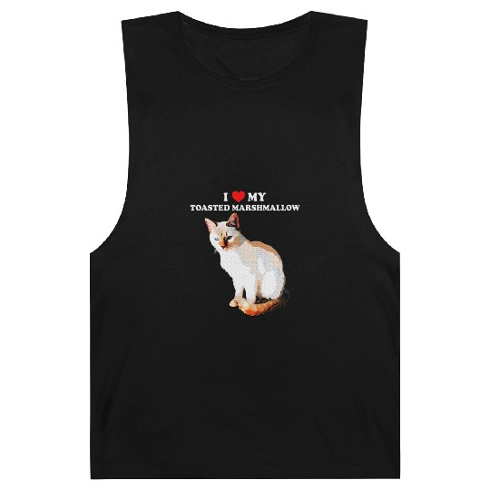 I Love My Toasted Marshmallow Point Siamese Cat Barnard Tanks