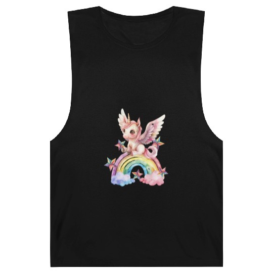 Rainbow & Unicorn Art Gifts for Girls & Teenagers Barnard Tanks