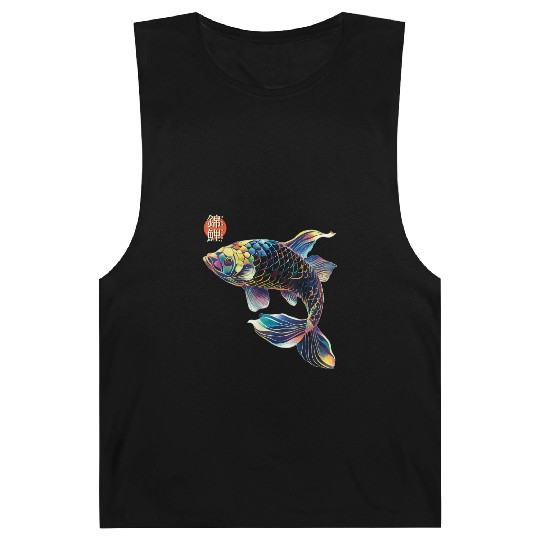 Japanese Koi Fish Koi Carp Lovers Women Men Kids T Barnard Tanks